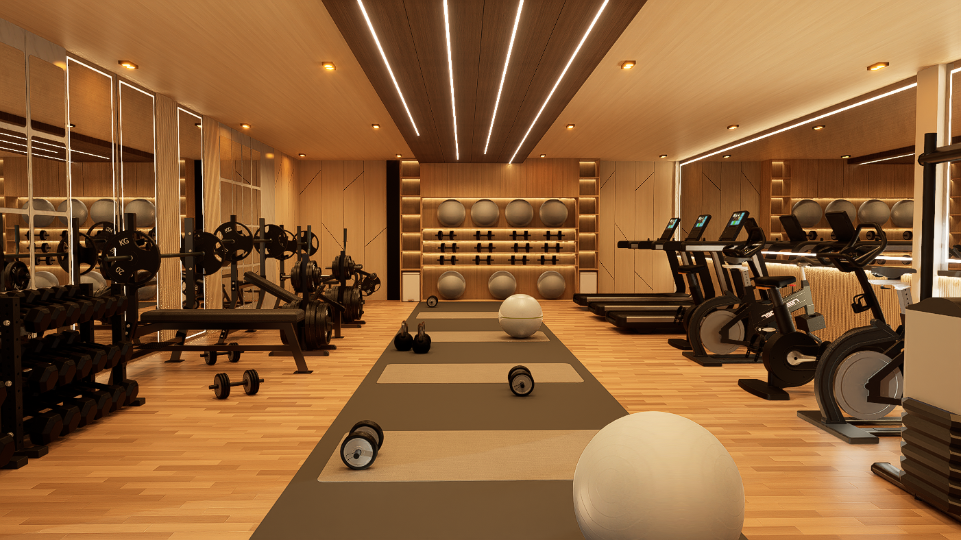 Fitness suite at Labone Heights